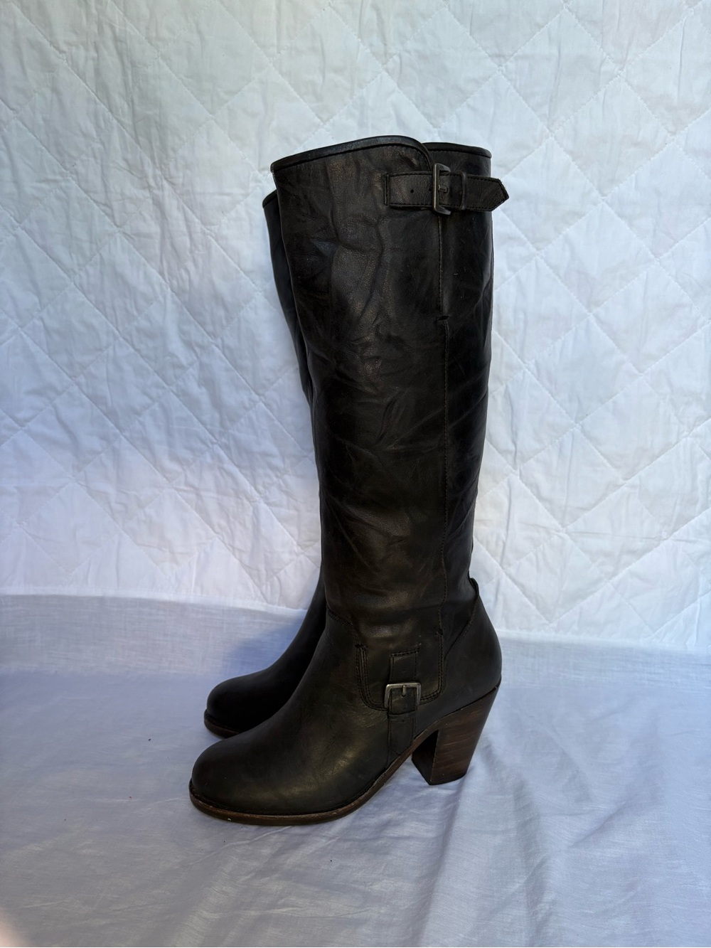 Ariat Black Leather Tall Riding Boots